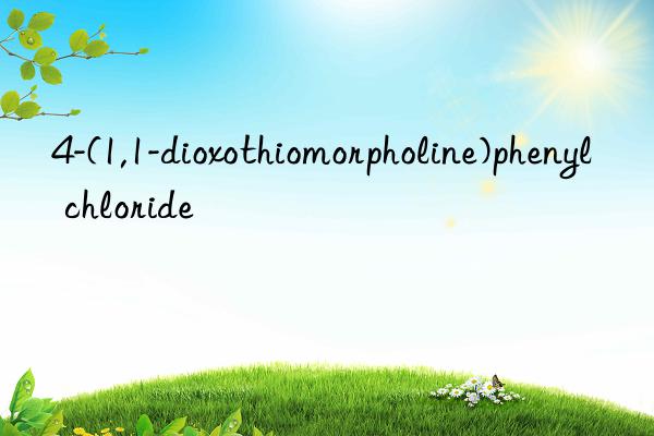 4-(1,1-dioxothiomorpholine)phenyl chloride