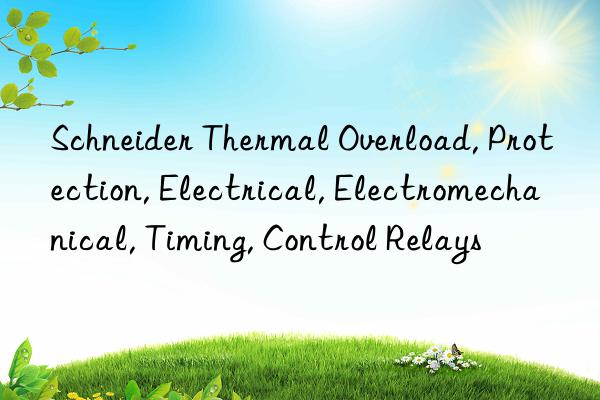 Schneider Thermal Overload, Protection, Electrical, Electromechanical, Timing, Control Relays