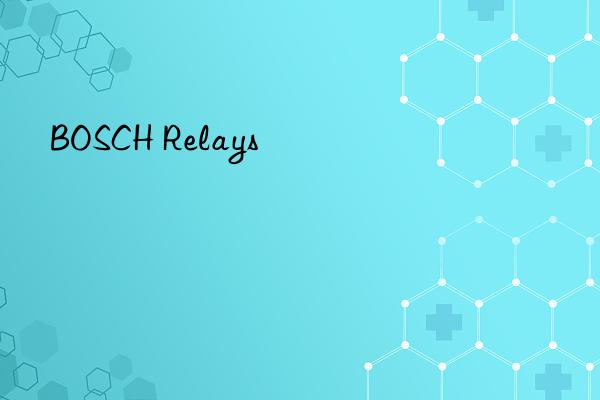 BOSCH Relays