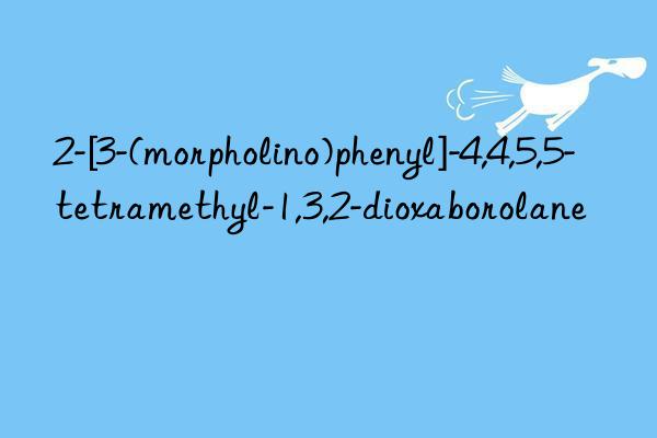 2-[3-(morpholino)phenyl]-4,4,5,5-tetramethyl-1,3,2-dioxaborolane