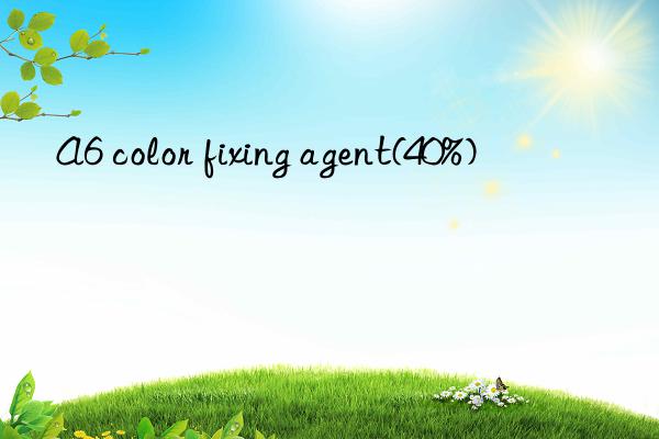 A6 color fixing agent(40%)