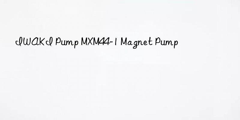 IWAKI Pump MXM44-1 Magnet Pump