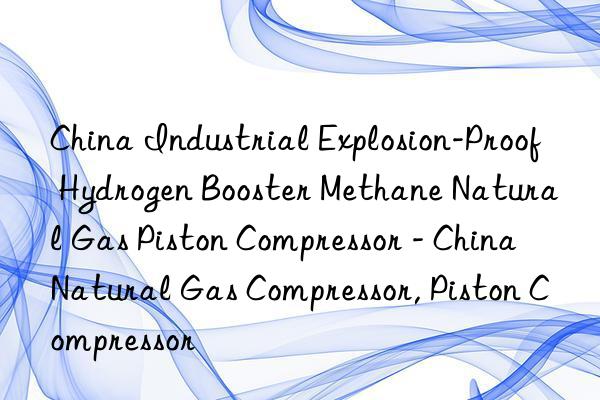 China Industrial Explosion-Proof Hydrogen Booster Methane Natural Gas Piston Compressor - China Natural Gas Compressor, Piston Compressor