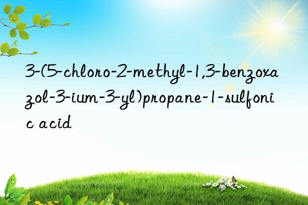 3-(5-chloro-2-methyl-1,3-benzoxazol-3-ium-3-yl)propane-1-sulfonic acid