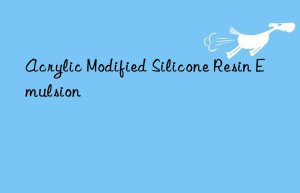 Acrylic Modified Silicone Resin Emulsion