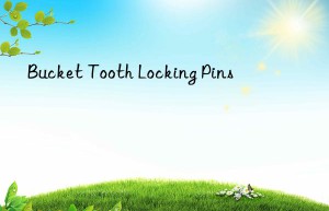 Bucket Tooth Locking Pins