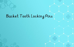 Bucket Tooth Locking Pins