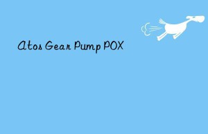 Atos Gear Pump POX