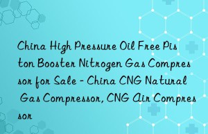 China High Pressure Oil Free Piston Booster Nitrogen Gas Compressor for Sale – China CNG Natural Gas Compressor, CNG Air Compressor