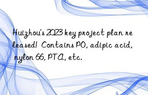 Huizhou’s 2023 key project plan released!  Contains PO, adipic acid, nylon 66, PTA, etc.