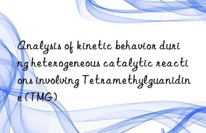 Analysis of kinetic behavior during heterogeneous catalytic reactions involving Tetramethylguanidine (TMG)