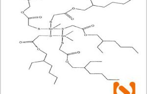 Dimethyl tin dithioacetate octyl ester