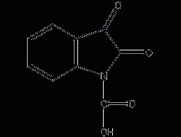 1-acetyl isatin structural formula