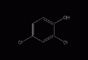 2,4-dichlorophenol structural formula