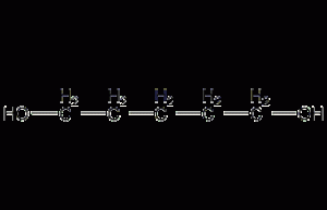 1,5-pentanediol structural formula