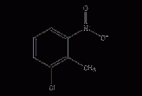 2-Chloro-6-nitrotoluene structural formula