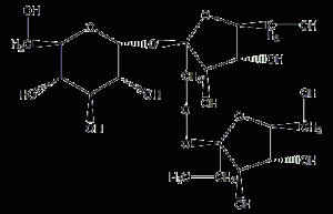 1-Sucrose triose structural formula