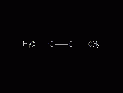 (E)-2-butene structural formula
