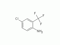 2-amino-3-chlorotrifluorotoluene structural formula