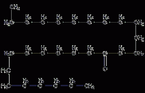 14-Heptacosanone structural formula