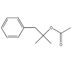 1,1-Dimethyl-2-phenylethyl acetate structural formula