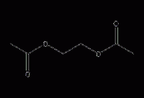 1,2-Ethylene glycol diacetate structural formula