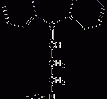 Amitriptyline structural formula