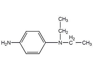 N,N-diethyl-p-phenylenediamine structural formula