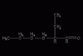 2-Ethylhexanal Structural Formula