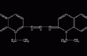 1,1'-dimethyl-2,2'-carbocyanine iodine structural formula