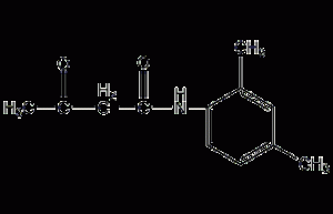 2',4'-dimethylacetylacetanilide structural formula