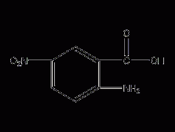 2-Amino-5-nitrobenzoic acid structural formula