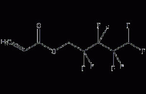 1H,1H,5H-octafluoropentyl-acrylate structural formula