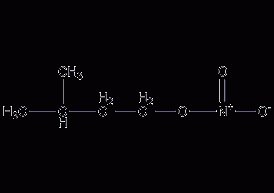 Isoamyl nitrate structural formula