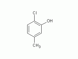 2-chloro-5-methylphenol structural formula